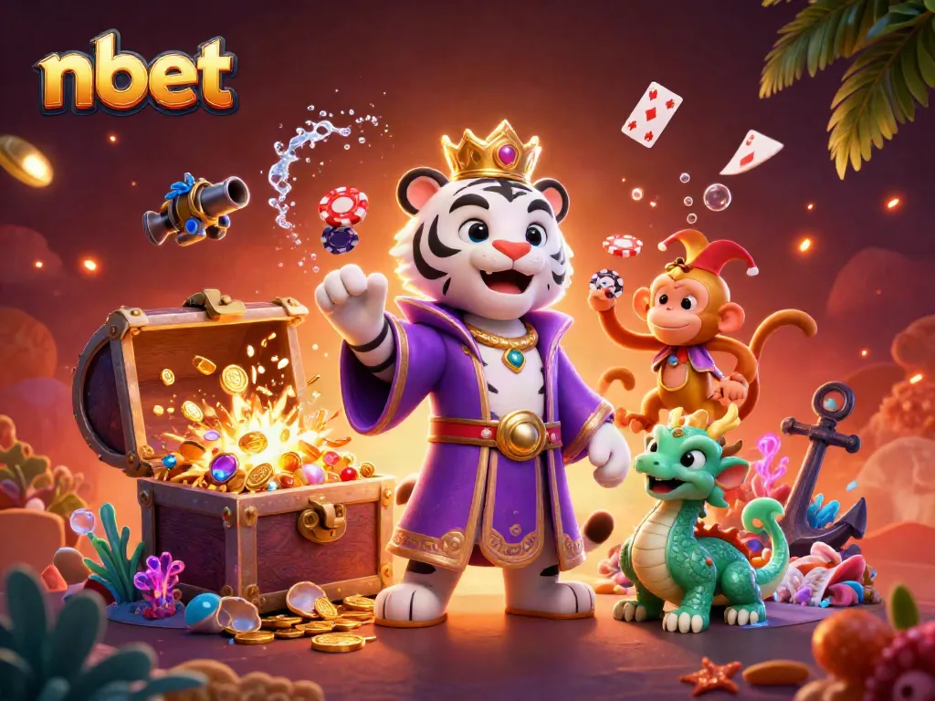 Engage in thrilling gameplay at nbet with lively characters and dynamic casino elements.
