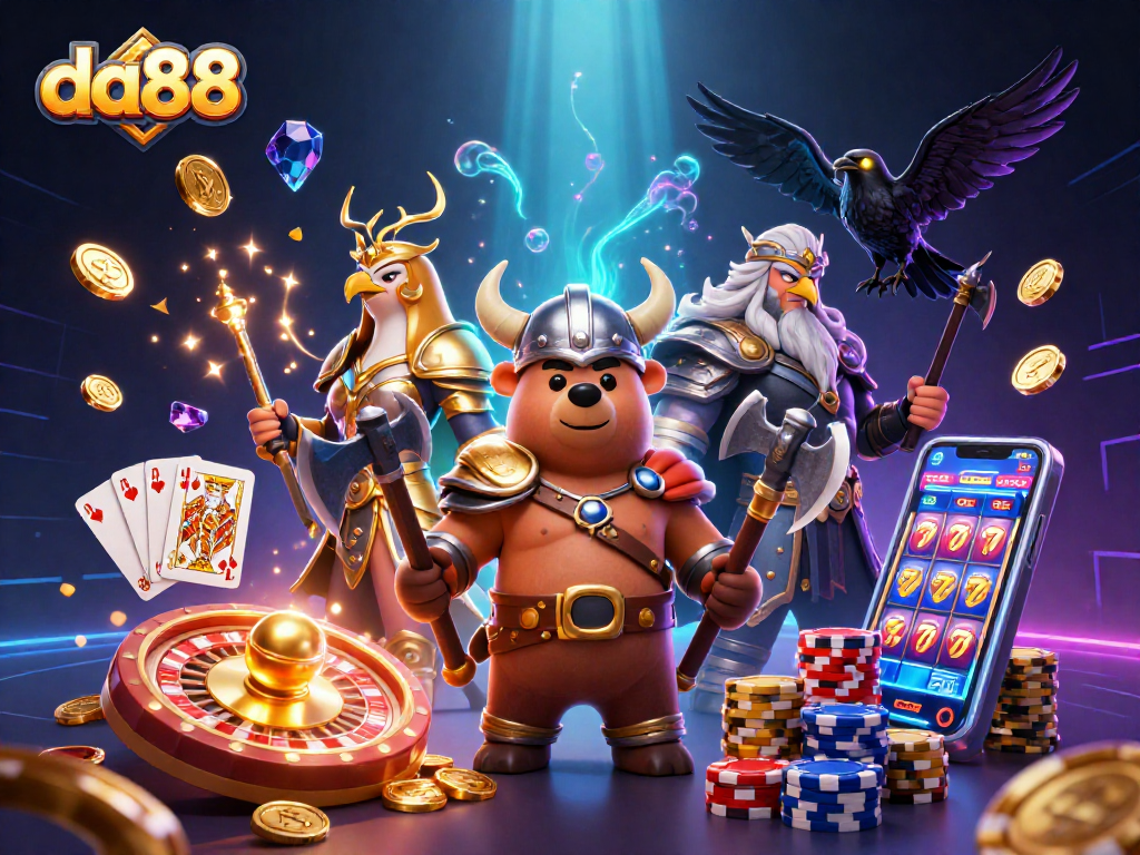 Generate winning strategies with da88 as a vibrant casino scene comes to life.