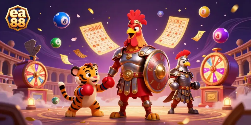 Experience thrilling matches and winning moments with ea 88 casino games featuring exciting characters and colorful elements.