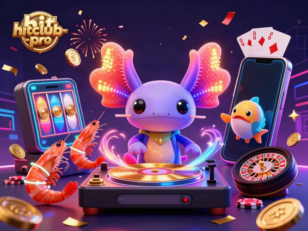 Hitclub-pro transforms gaming with vibrant characters and dynamic casino elements.