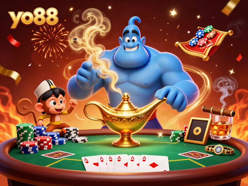 Experience thrilling wins at yo88 with vibrant poker scenes and magical characters.