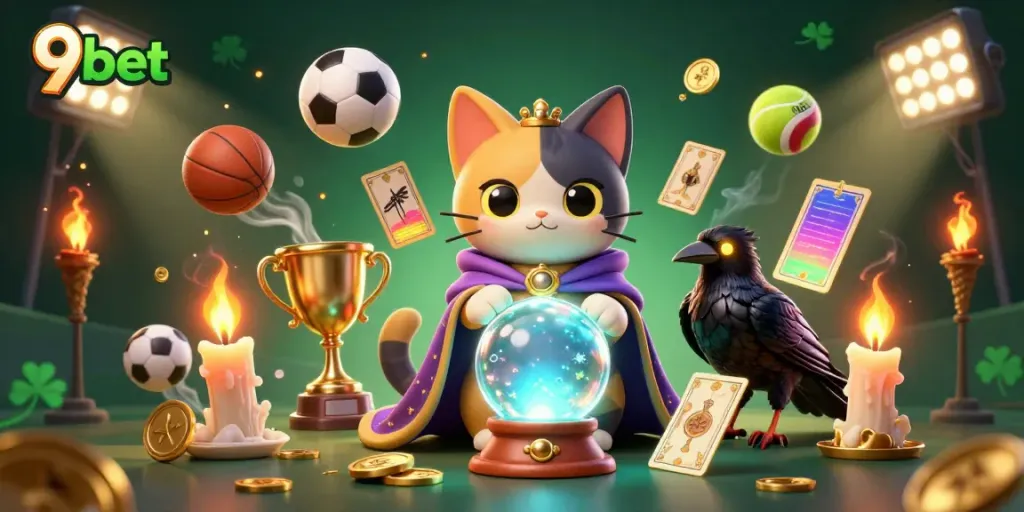 Experience the thrill of 9bet with dynamic gaming action in a vibrant casino scene.