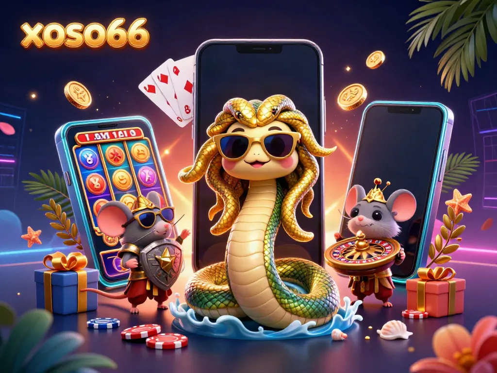 Engage with xoso66 for an exciting gaming experience through vibrant 3D casino elements.